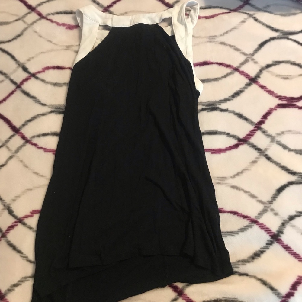 Premise studio shoulder cut out tank top